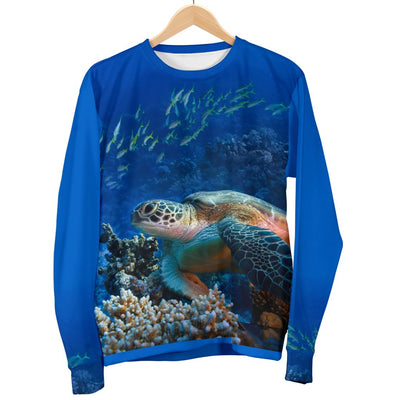 Honu Sea Turtle Women Crewneck Sweatshirt