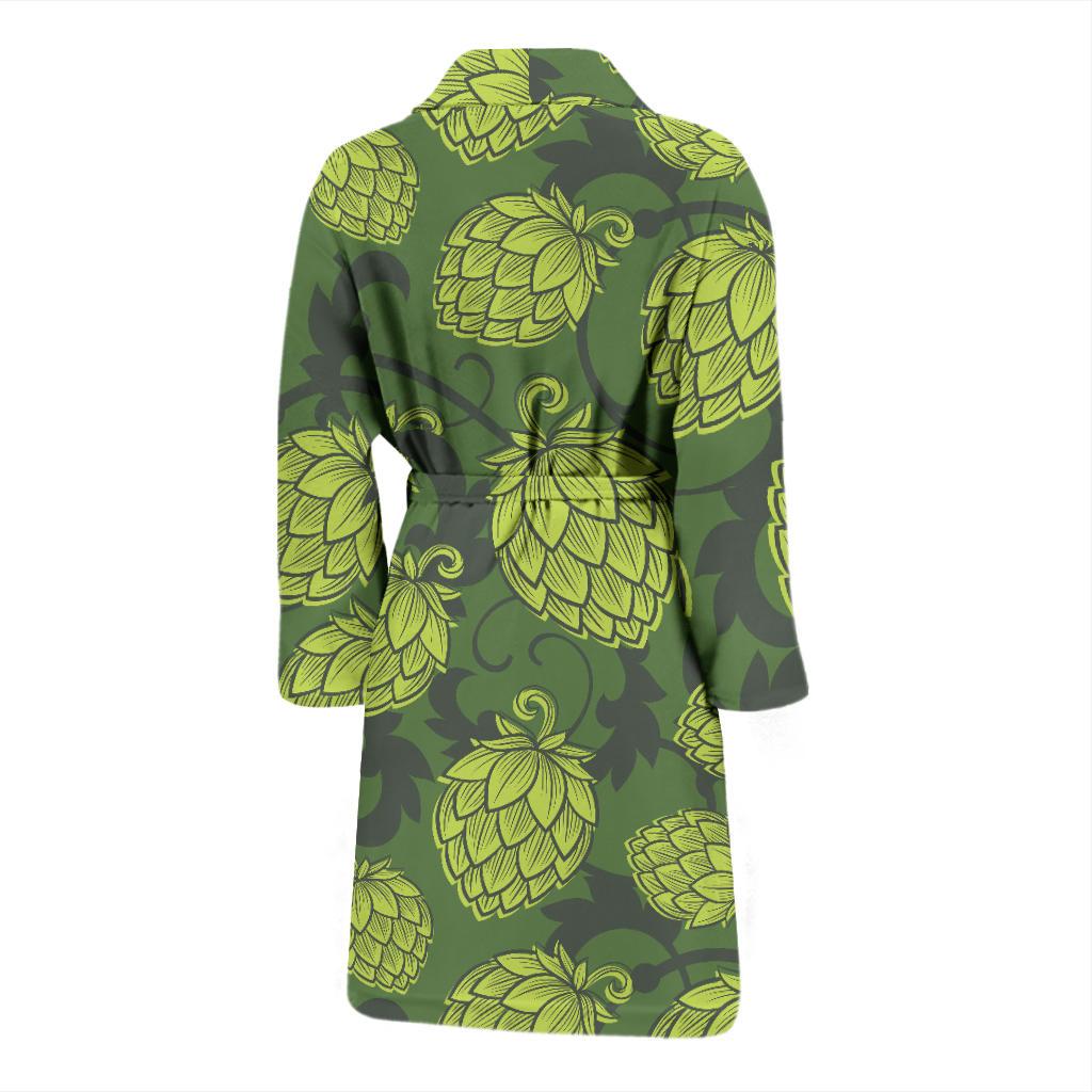 Hope Pattern Print Design 02 Men Bathrobe-JORJUNE.COM