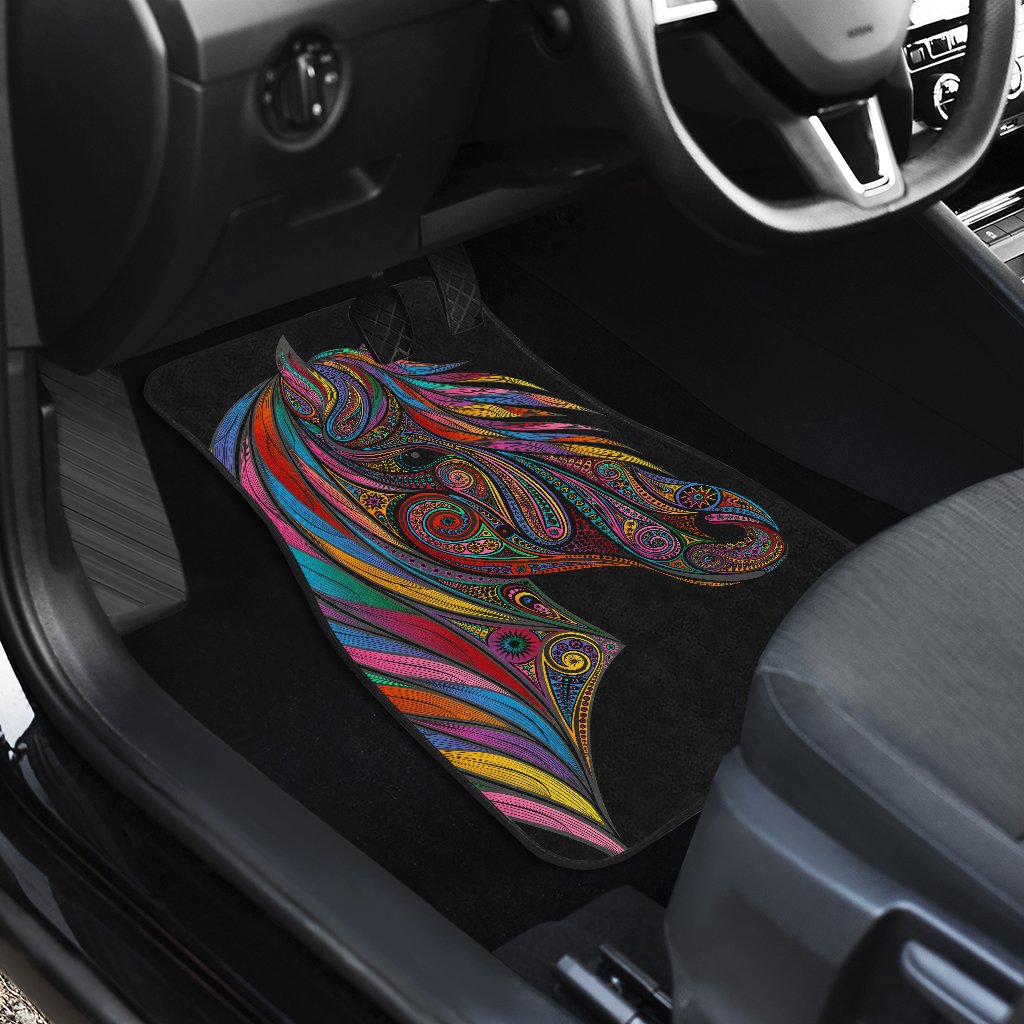 Horse Colorful Car Floor Mats