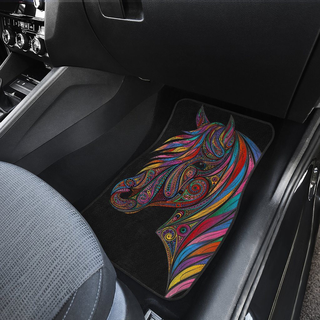 Horse Colorful Car Floor Mats