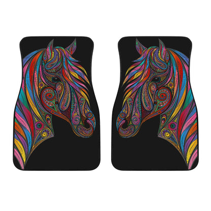 Horse Colorful Car Floor Mats