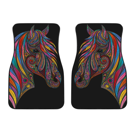 Horse Colorful Car Floor Mats
