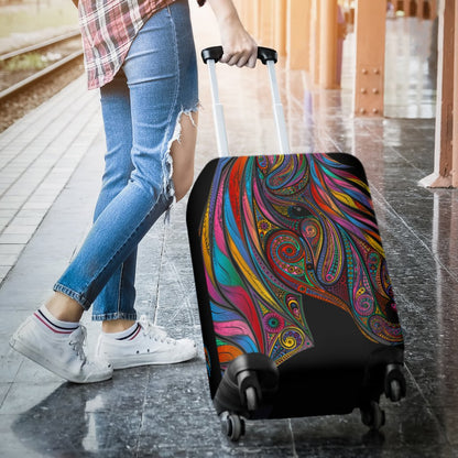 Horse Colorful Luggage Cover Protector