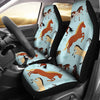 Horse Cute Themed Pattern Print Universal Fit Car Seat Covers