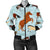 Horse Cute Themed Pattern Print Women Casual Bomber Jacket