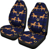 Horse Luxury Themed Pattern Print Universal Fit Car Seat Covers