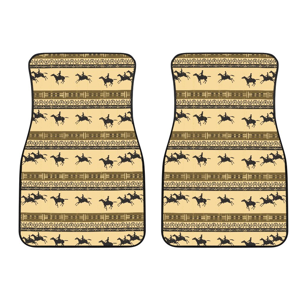 Horse Pattern Print Car Floor Mats