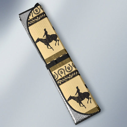 Horse Pattern Print Car Sun Shade-JorJune