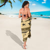 Horse Pattern Print Sarong Pareo Wrap