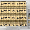 Horse Pattern Prnt Shower Curtain