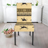 Horse Pattern Prnt Dining Chair Slipcover-JORJUNE.COM