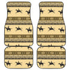 Horse Pattern Prnt Front and Back Car Floor Mats