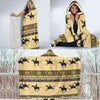 Horse Pattern Prnt Hooded Blanket-JORJUNE.COM