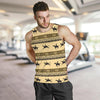 Horse Pattern Prnt Men Tank Top