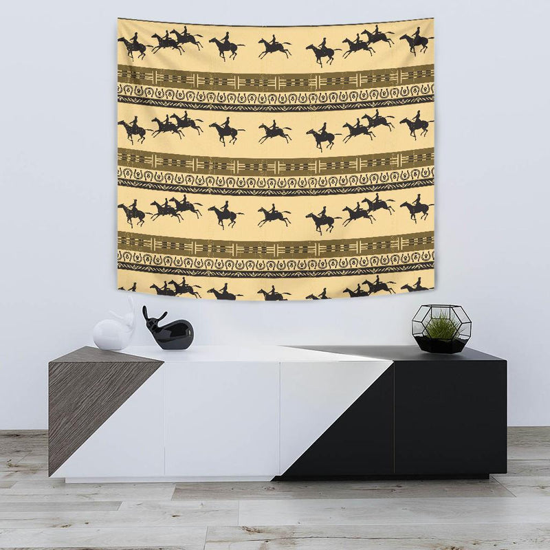 Horse Pattern Prnt Tapestry