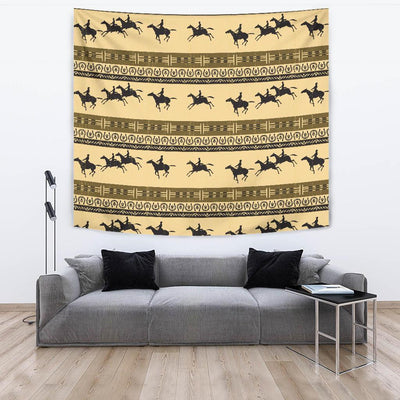 Horse Pattern Prnt Tapestry