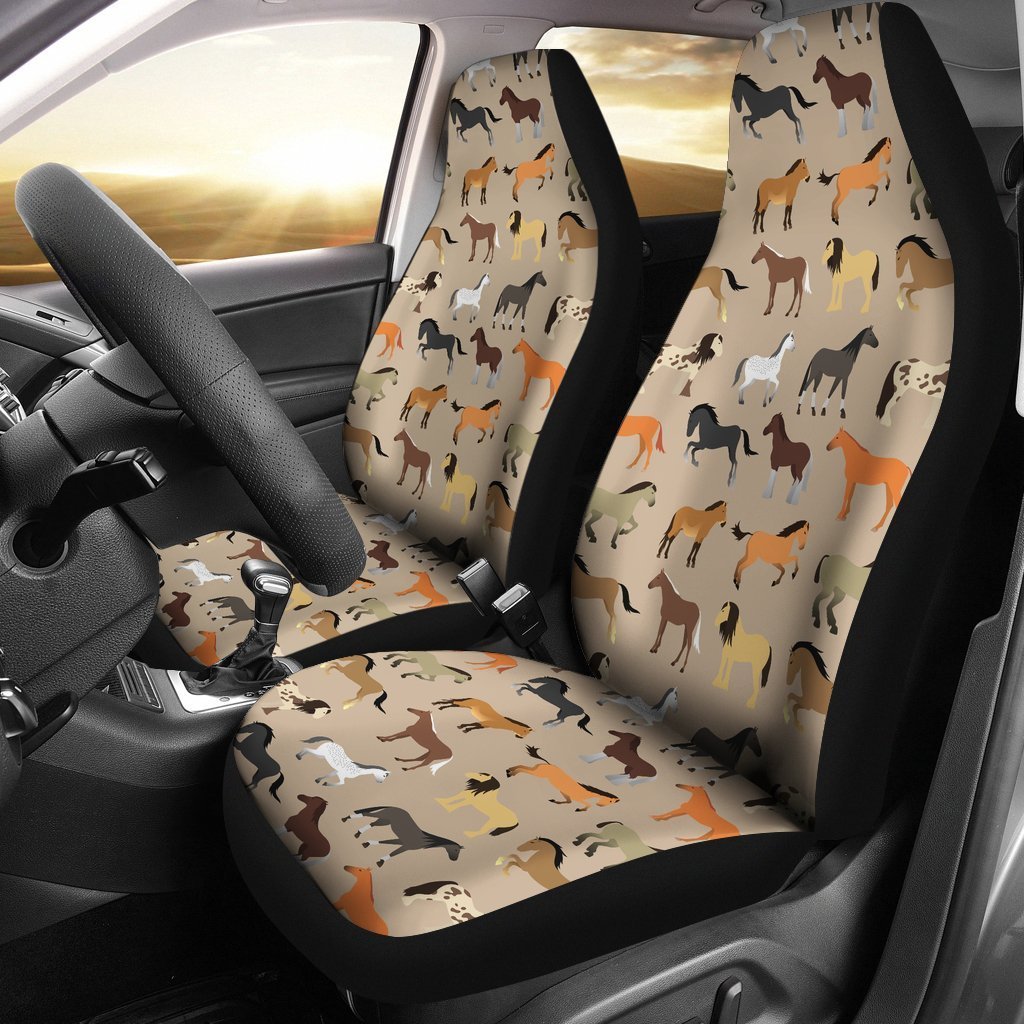 Horse Pattern Universal Fit Car Seat Covers