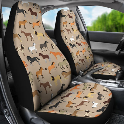 Horse Pattern Universal Fit Car Seat Covers