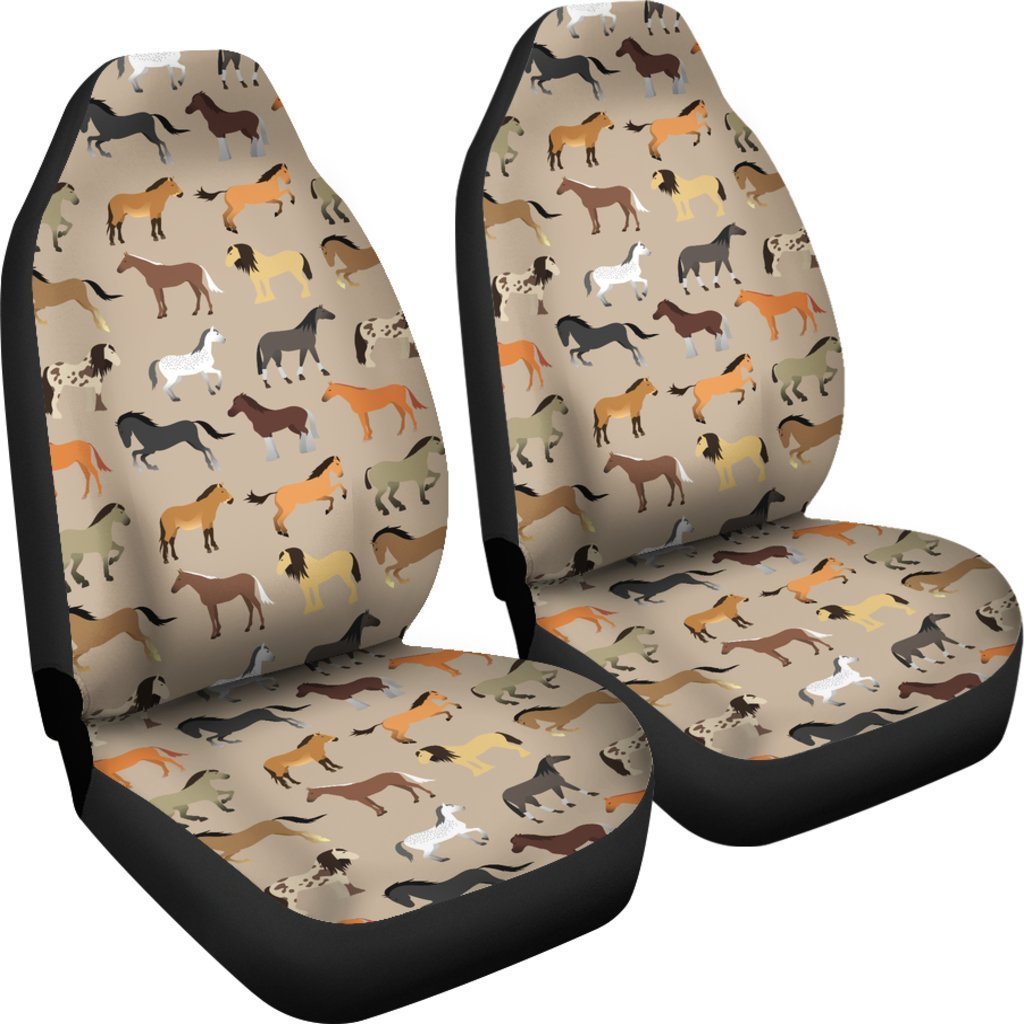 Horse Pattern Universal Fit Car Seat Covers