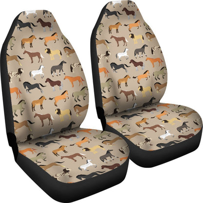 Horse Pattern Universal Fit Car Seat Covers
