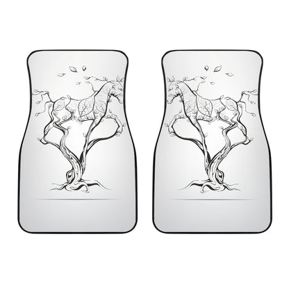 Horse Tree Design Car Floor Mats
