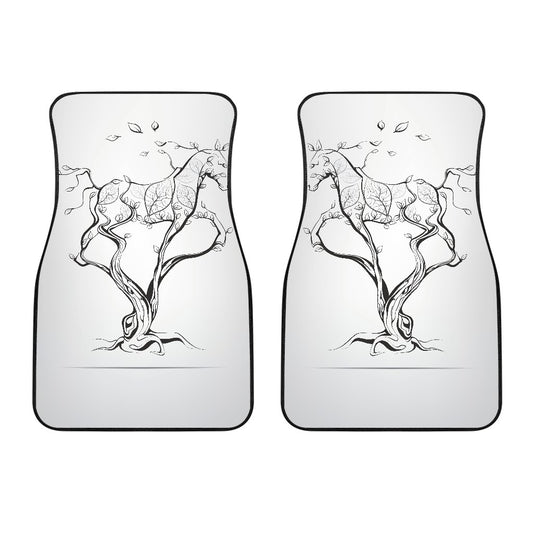 Horse Tree Design Car Floor Mats