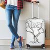 Horse Tree Design Luggage Cover Protector