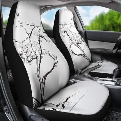 Horse Tree Design Universal Fit Car Seat Covers