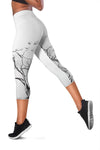 Horse Tree Design Women Capris