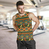 Horse Western Pattern Men Tank Top