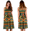 Horse Western Pattern Sleeveless Mini Dress