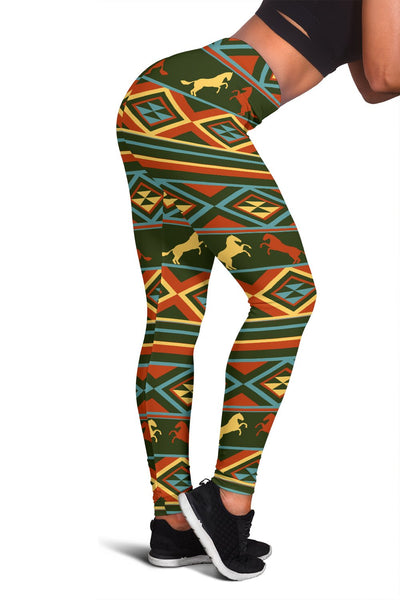 Horse Western Pattern Women Leggings