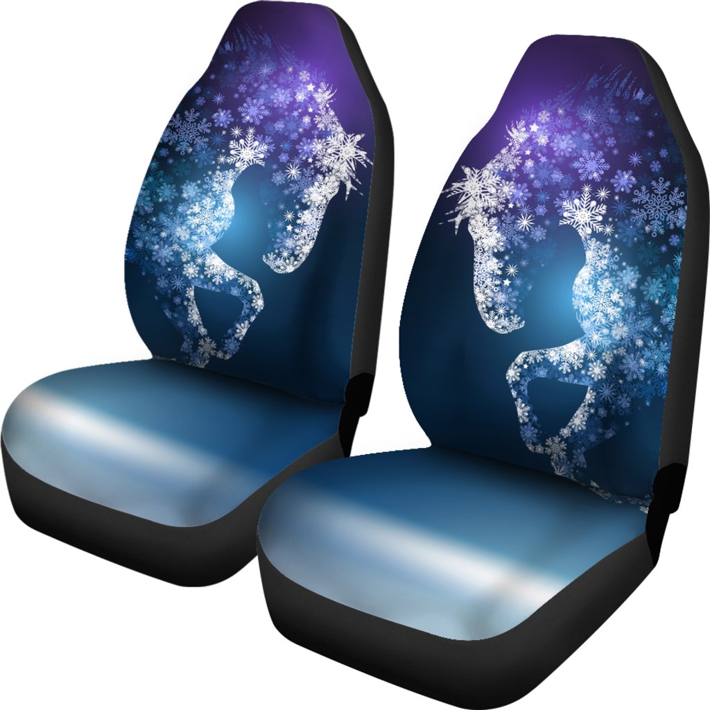Horse Winter Universal Fit Car Seat Covers