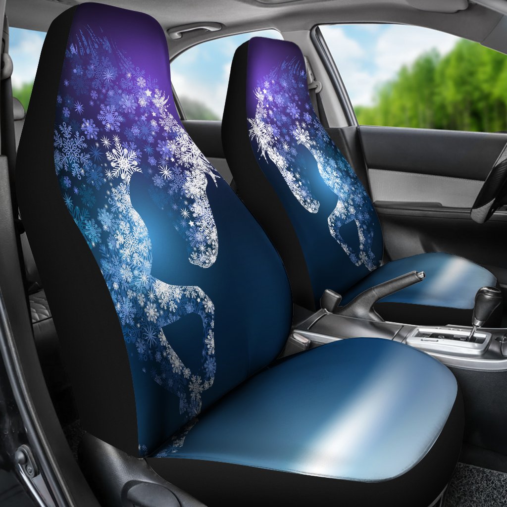 Horse Winter Universal Fit Car Seat Covers