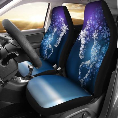 Horse Winter Universal Fit Car Seat Covers