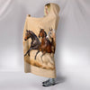 Horses Hooded Blanket