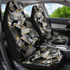 Hummingbird Gold Design Themed Print Universal Fit Car Seat Covers