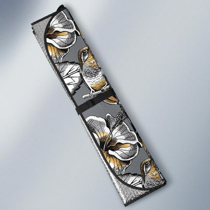 Hummingbird Pattern Print Design 02 Car Sun Shades-JORJUNE.COM