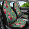 Hummingbird With Rose Themed Print Universal Fit Car Seat Covers