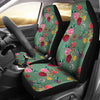 Hummingbird With Rose Themed Print Universal Fit Car Seat Covers