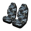 Humpback Whale Pattern Print Design 01 Car Seat Covers (Set of 2)-JORJUNE.COM