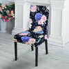 Hydrangea Pattern Print Design HD01 Dining Chair Slipcover-JORJUNE.COM