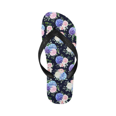 Hydrangea Pattern Print Design HD01 Flip Flops-JorJune