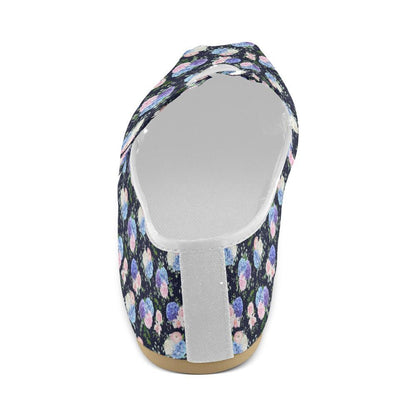 Hydrangea Pattern Print Design HD01 Women Casual Shoes-JorJune.com