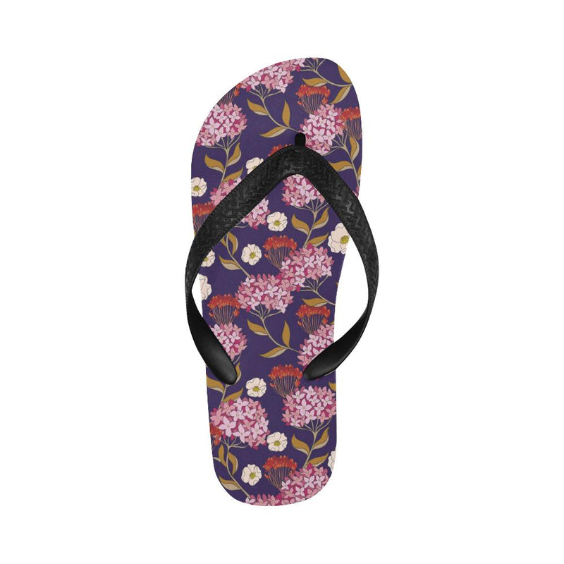 Hydrangea Pattern Print Design HD010 Flip Flops-JorJune