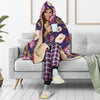 Hydrangea Pattern Print Design HD010 Hooded Blanket-JORJUNE.COM