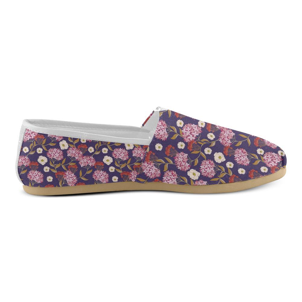 Hydrangea Pattern Print Design HD010 Women Casual Shoes-JorJune.com