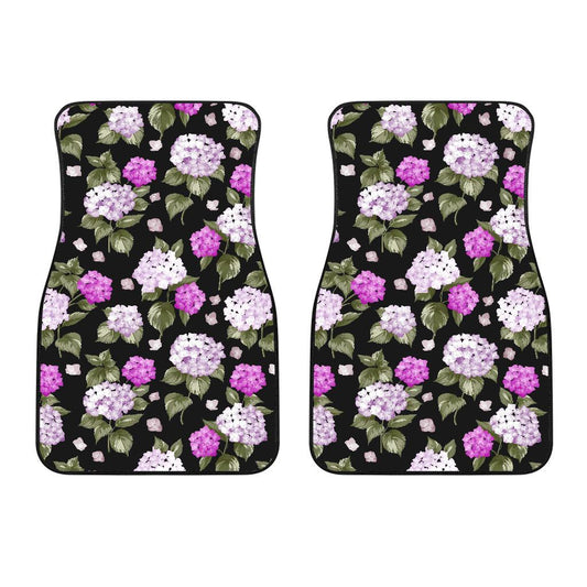 Hydrangea Pattern Print Design HD011 Car Floor Mats-JorJune