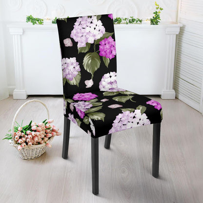 Hydrangea Pattern Print Design HD011 Dining Chair Slipcover-JORJUNE.COM
