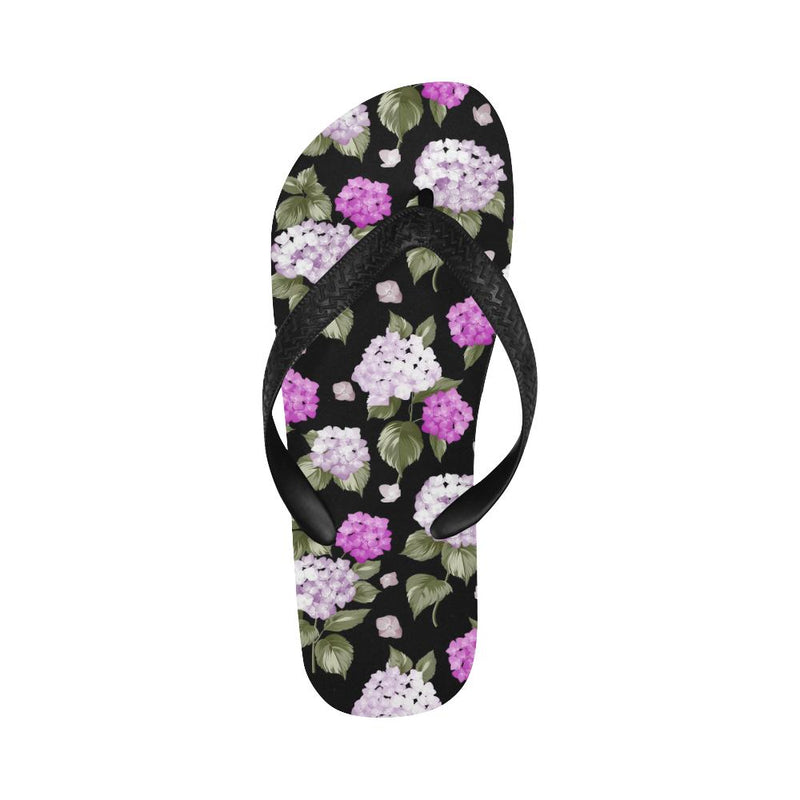 Hydrangea Pattern Print Design HD011 Flip Flops-JorJune